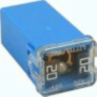 JCASE High Amp Fuse 20A Blue 1 Count Bag - Click Image to Close